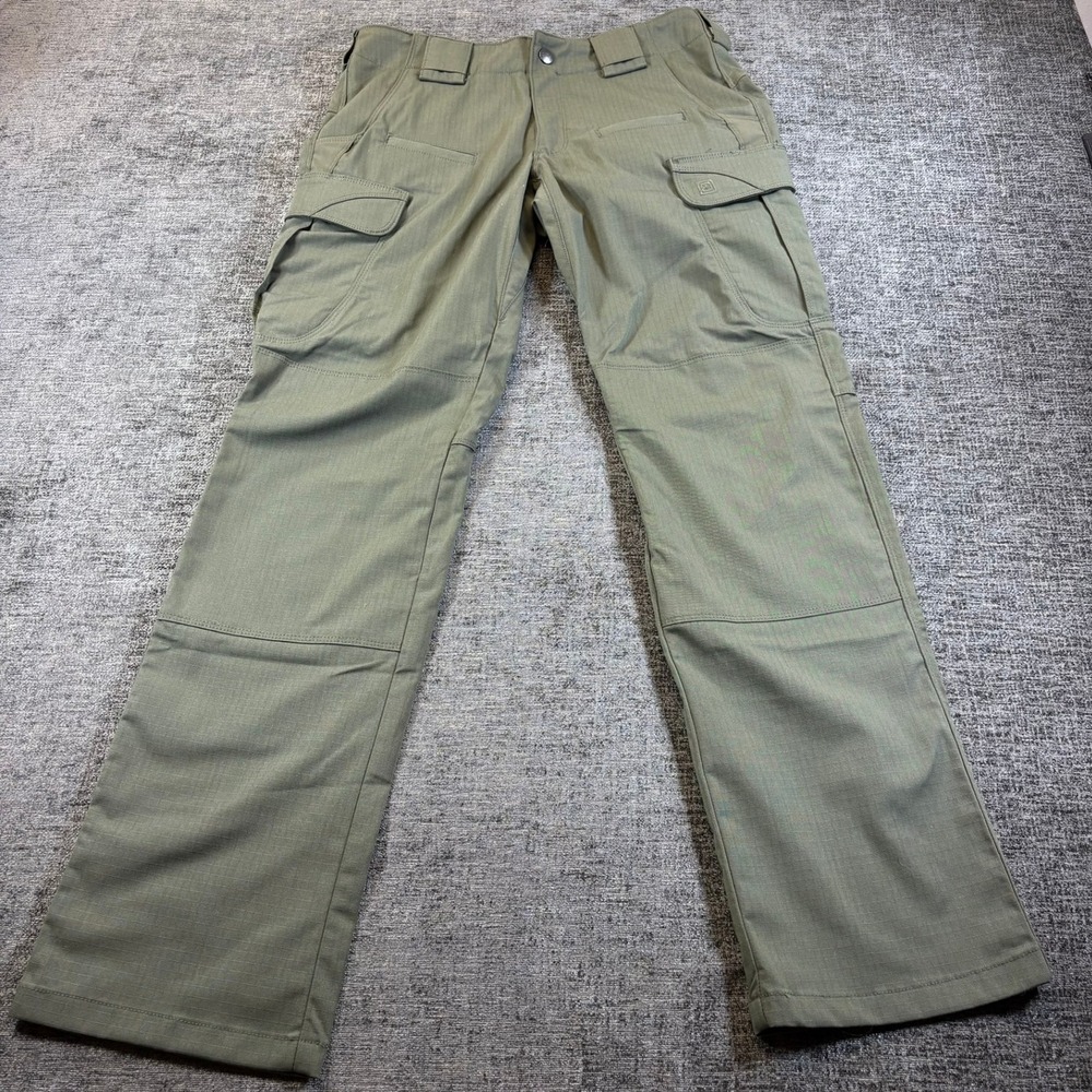 5.11 Tactical Cargo Pants Women 6 Regular Olive Green Ripstop 64386-190